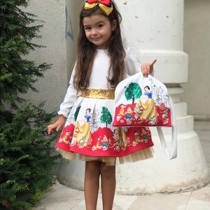 Little girls absolutely stunning dress-headband not included